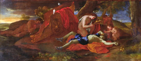 Venus weint über Adonis, um 1625